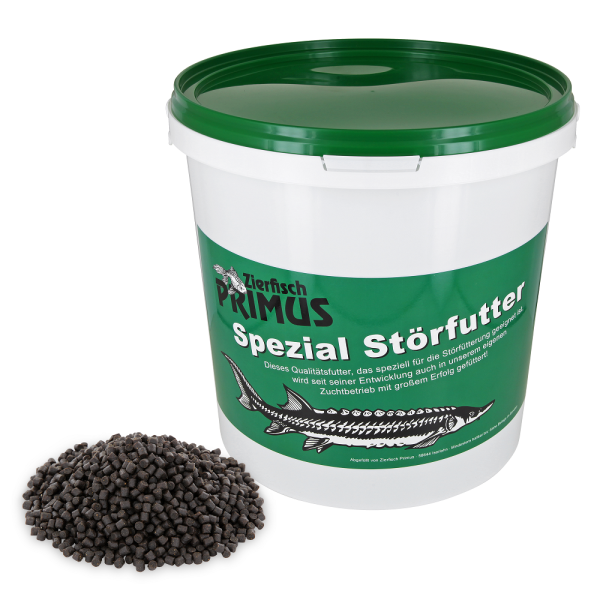 Löffelstörfutter 4,5 Liter